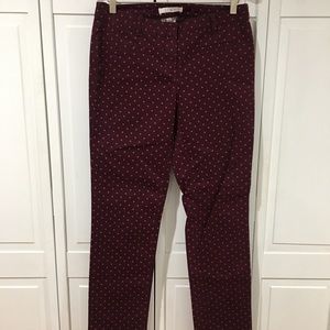 Ann Taylor Loft Polka Dot Chinos
